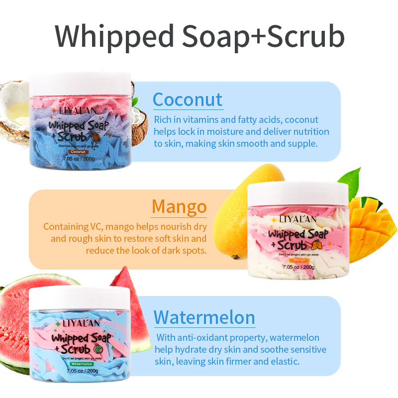 Coconut Mango Latte Bath Scrub – 200g