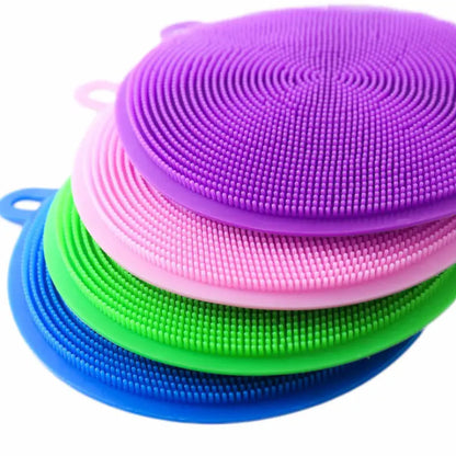 Multipurpose Silicone Scrubber and Kitchen Brush